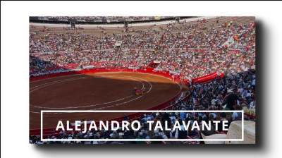 ALEJANDRO TALAVANTE, TORERO ESPAÑOL EN LA MÉXICO LIDIANDO TOROS DE VILLACARMELA