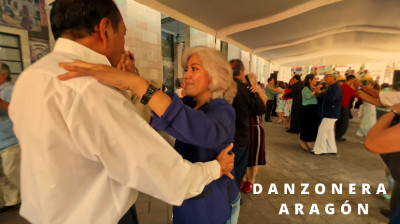 DANZONERA ARAGÓN TOCÁNDO EN LA ALCALDÍA TLALPAN DE LA CIUDAD DE MÉXICO