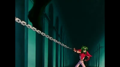 Saint Seiya 091 - ¡Quema tu cosmoenergía Shun! Secreto oculto del colmillo negro