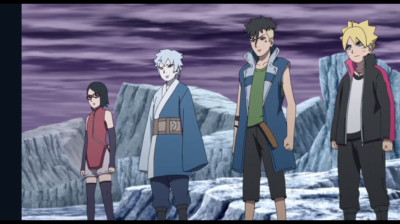 Boruto New Team 7 vs Kara Inner Boro