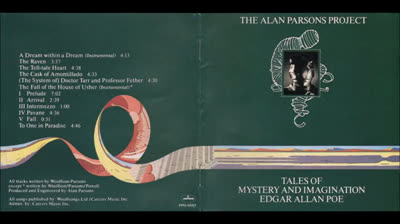 The Alan Parsons Project - Tales of Mystery and Imagination Full Album 1976