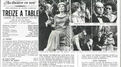 THEATRE: Treize à Table - 1967.
